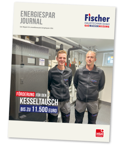 Titelbild Energiesparjournal Fischer Haustechnik 2026